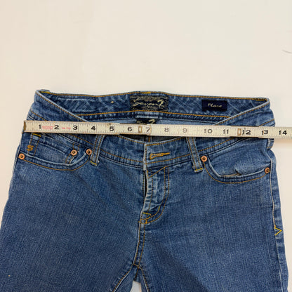 Seven 7 Bootcut Denim Jeans Regular Size 26 RN 109890 Blue Used