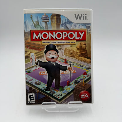 Wii Monopoly Video Game with Box