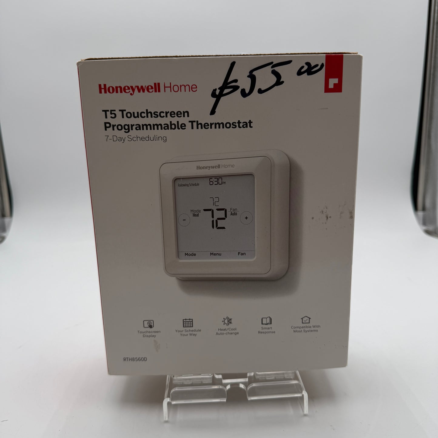 Honeywell T5 Touchscreen Programmable Thermostat White New In Box