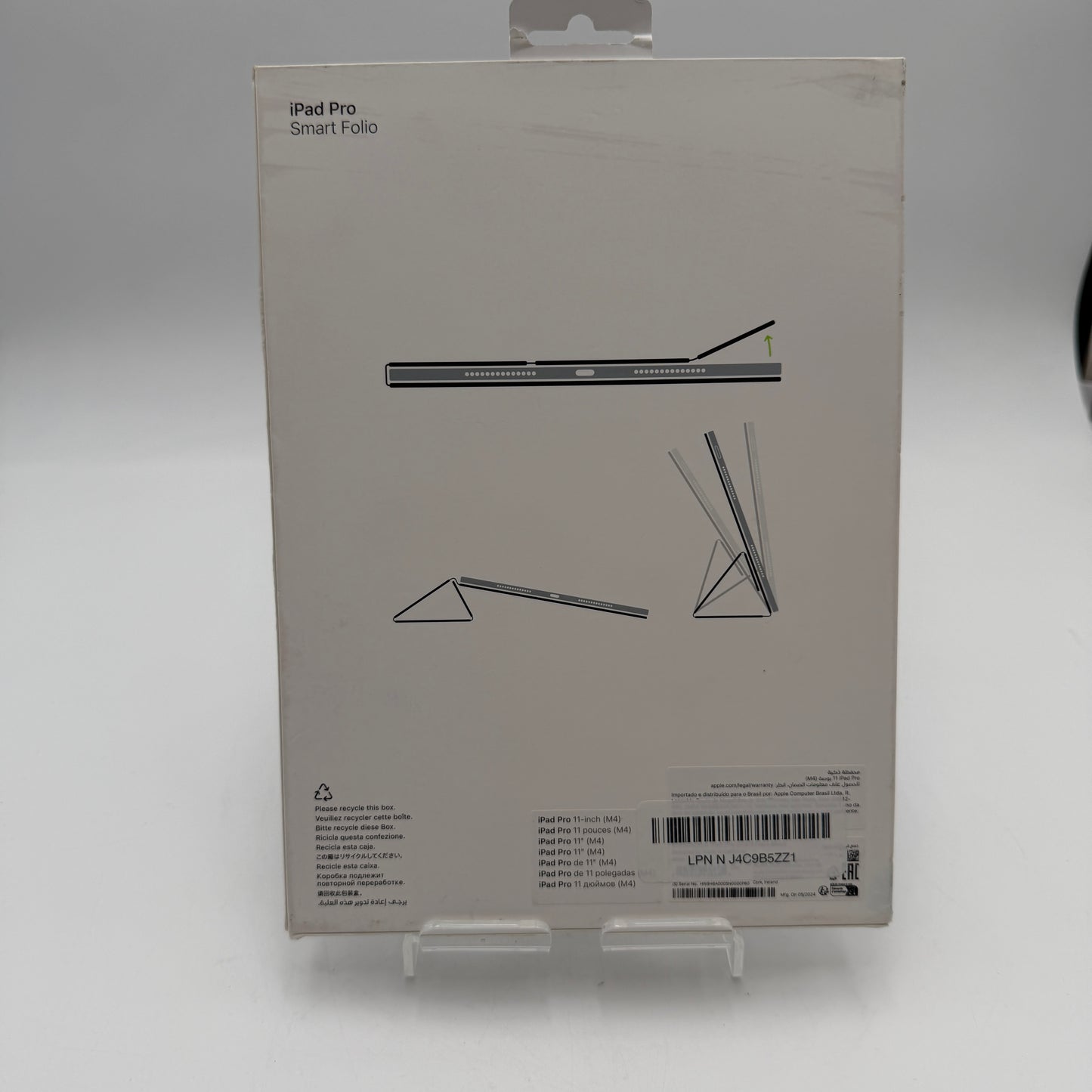 Apple iPad Pro 11 inch M4 Smart Folio 11" Black With Box