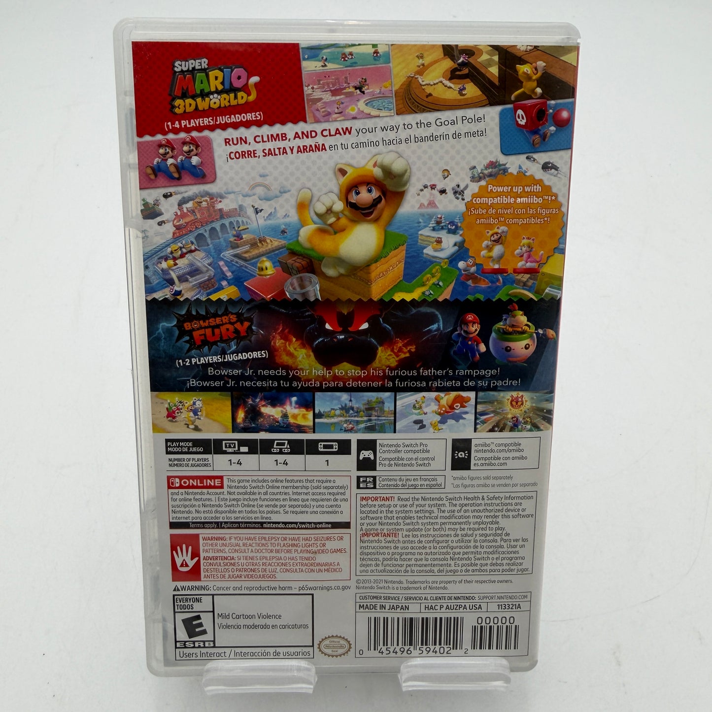 Nintendo Switch - Super Mario 3D World + Bowser's Fury (Used, With Box)