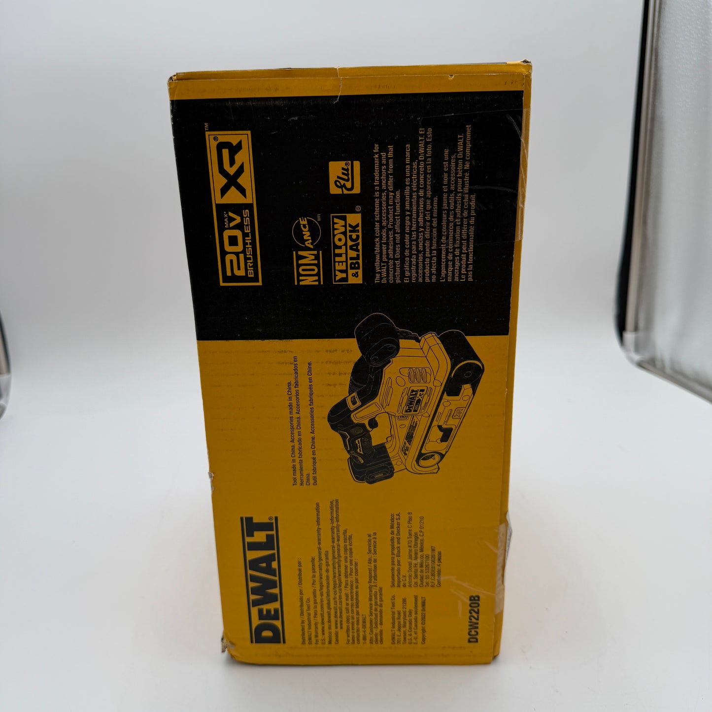 DeWalt DCW220B 20-Volt Cordless Belt Sander Tool-Only Black New In Box
