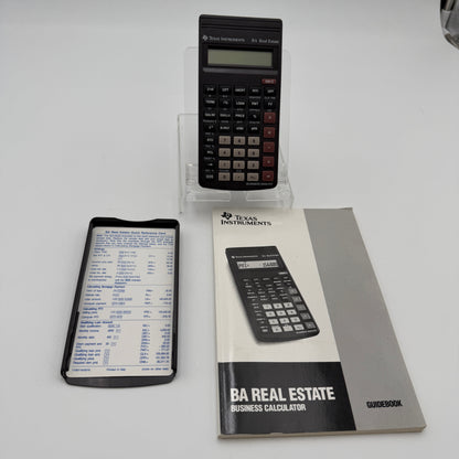 Texas Instruments Vintage TI BA Real Estate Business Calculator - Brown - Used