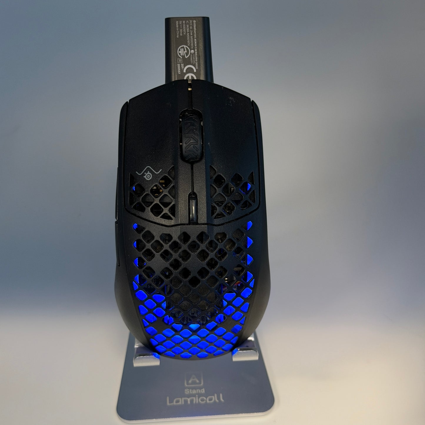 SteelSeries Aerox 3 Wireless Gaming Mouse RGB Optical 18000 DPI Onyx 62612 - Black