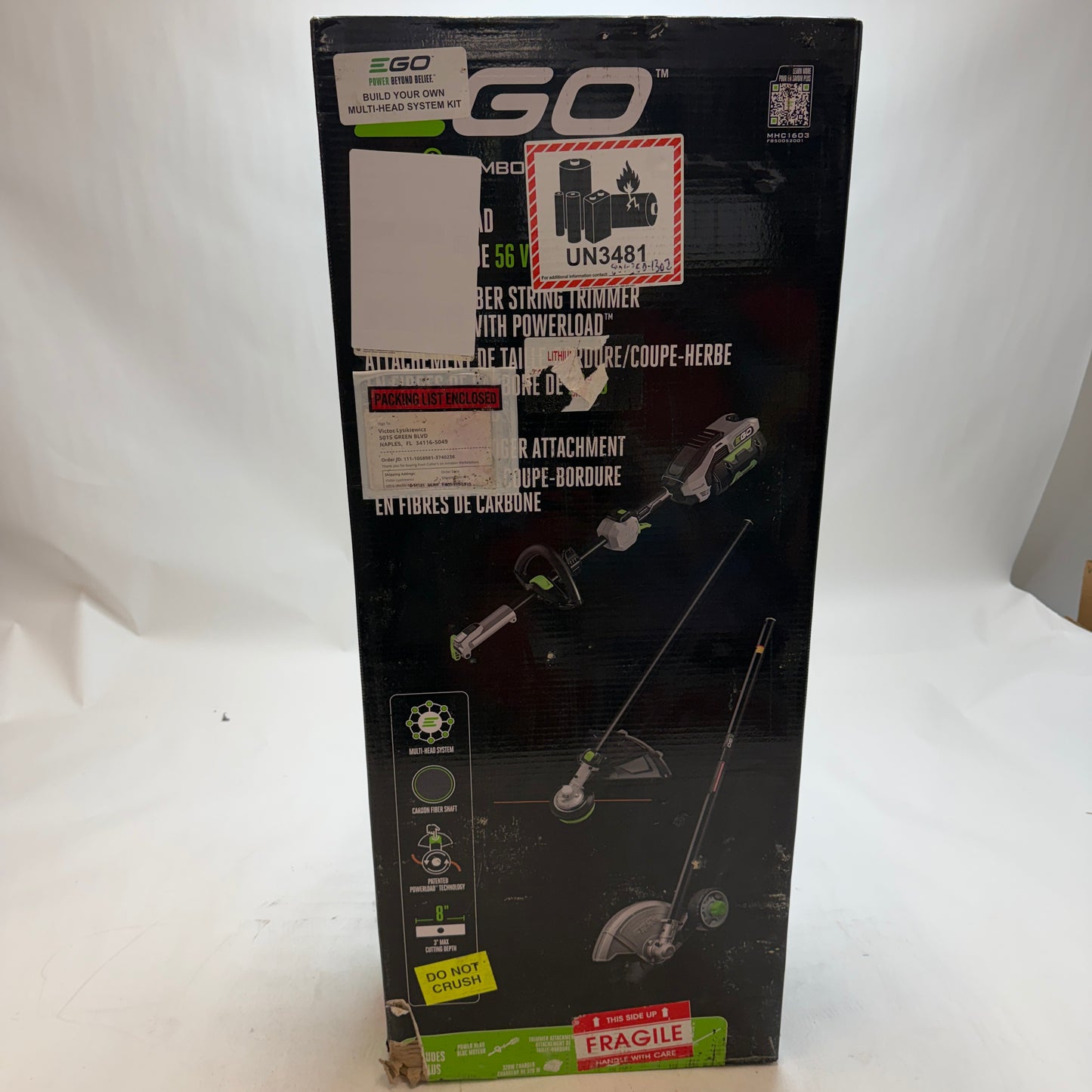 EGO Power+ CTA9500 9.5" Cultivator Attachment for EGO Multi Head System - Black