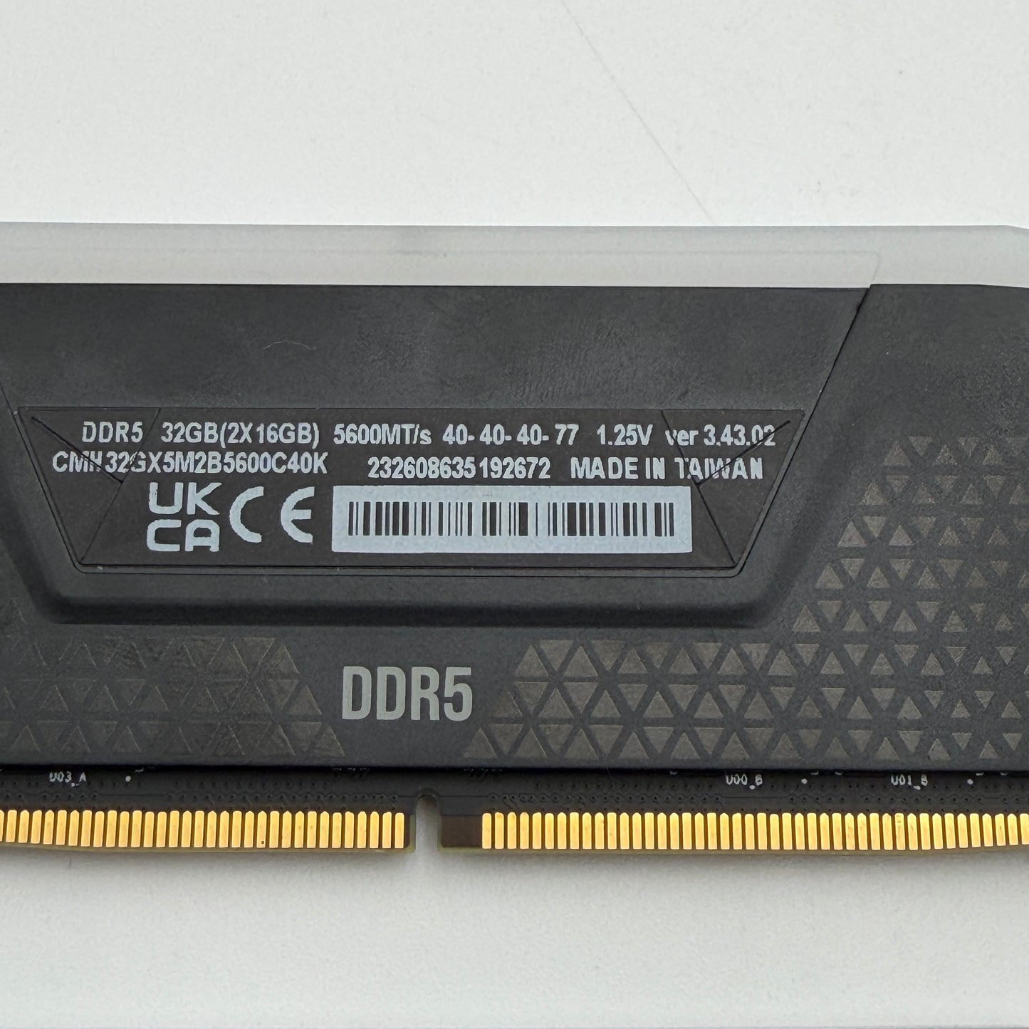 CORSAIR Vengeance DDR5 RGB 32GB 5600MHz - 6000MHz