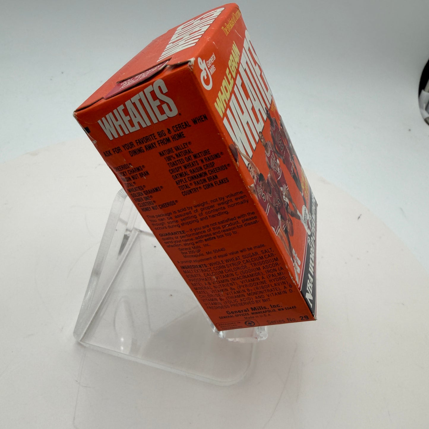 Wheaties Chicago Bulls 1991 NBA World Champions Cereal Box Collectible