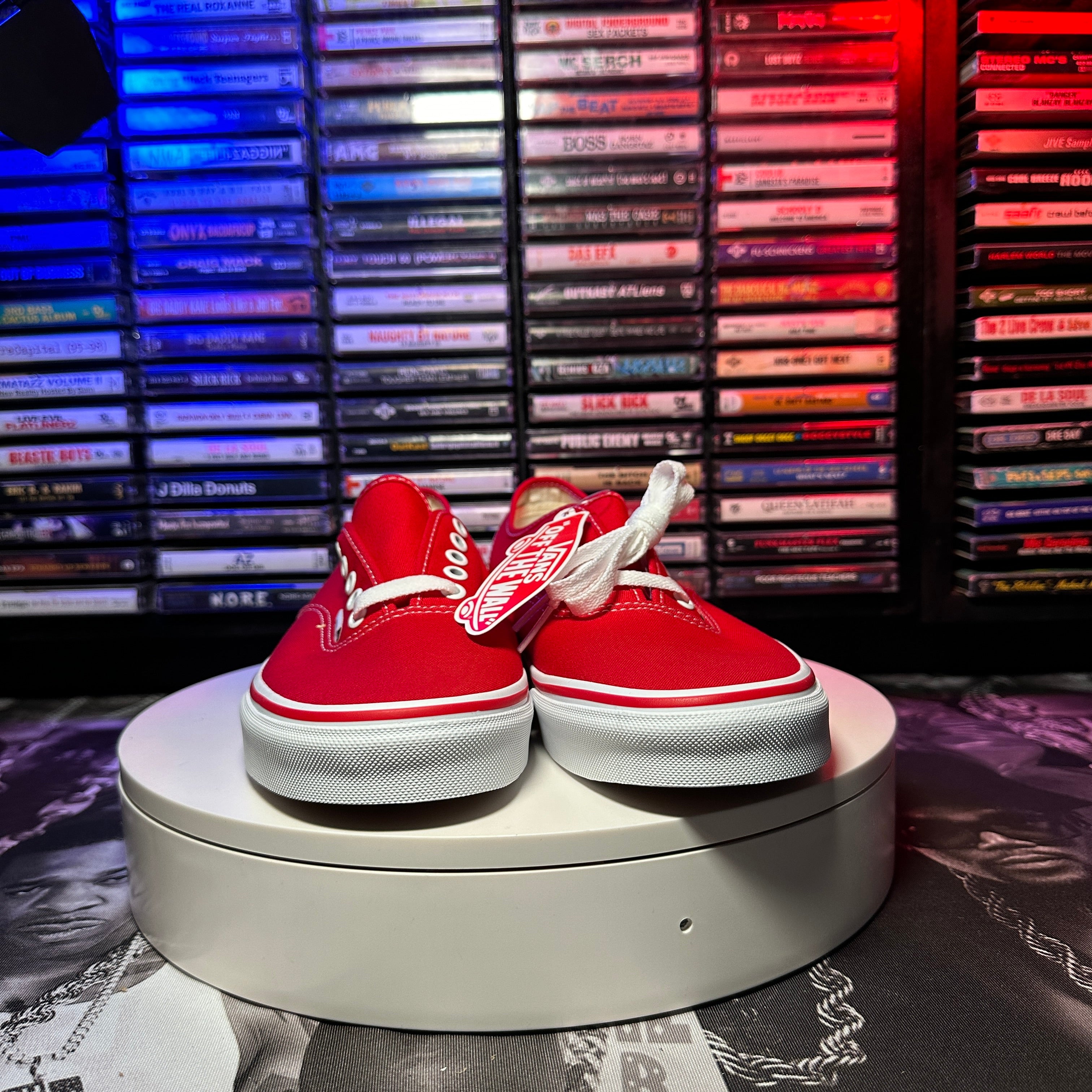 New Vans Authentic Red VN000EE3RED WynwoodSocialClub