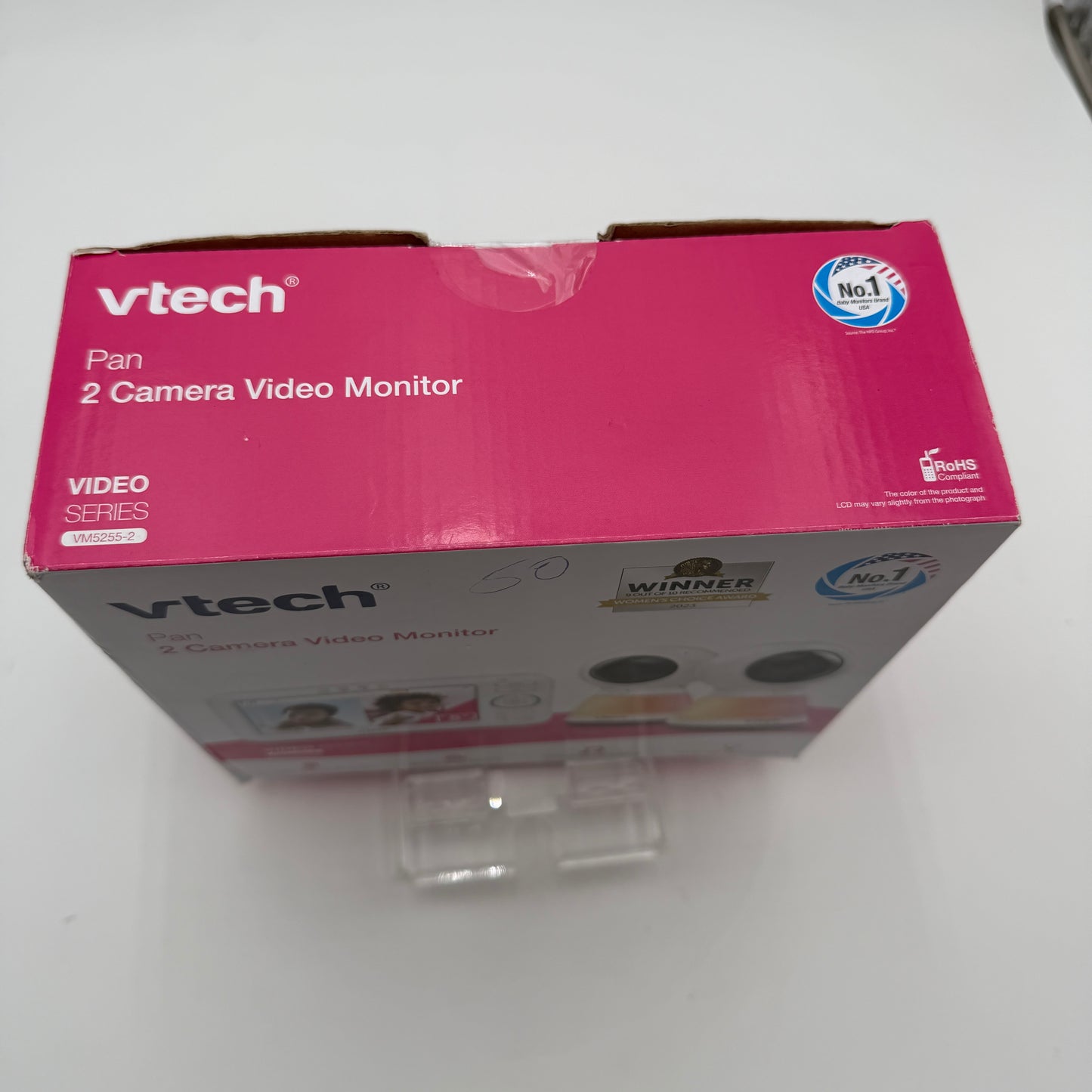 Vtech Pan 2 Camera Video Monitor VM5255-2 White New In Box