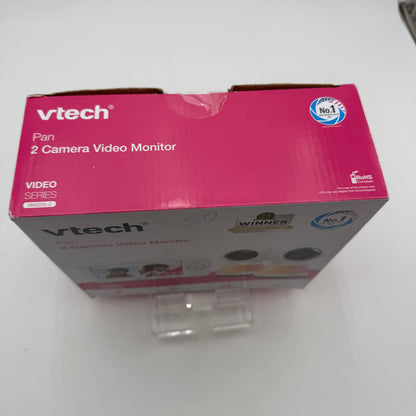 Vtech Pan 2 Camera Video Monitor VM5255-2 White New In Box