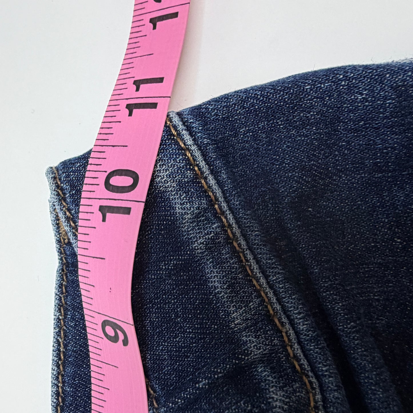Gucci Kids Girls Dark Wash Blue Denim Skinny Jeans, Size 6