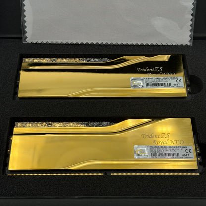 G.SKILL Trident Z5 Royal Neo Series 32GB (2 x 16GB) DDR5 8000 PC RAM - Gold, Used With Box