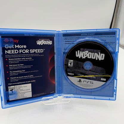 Playstation 5 Need for Speed Unbound with Box