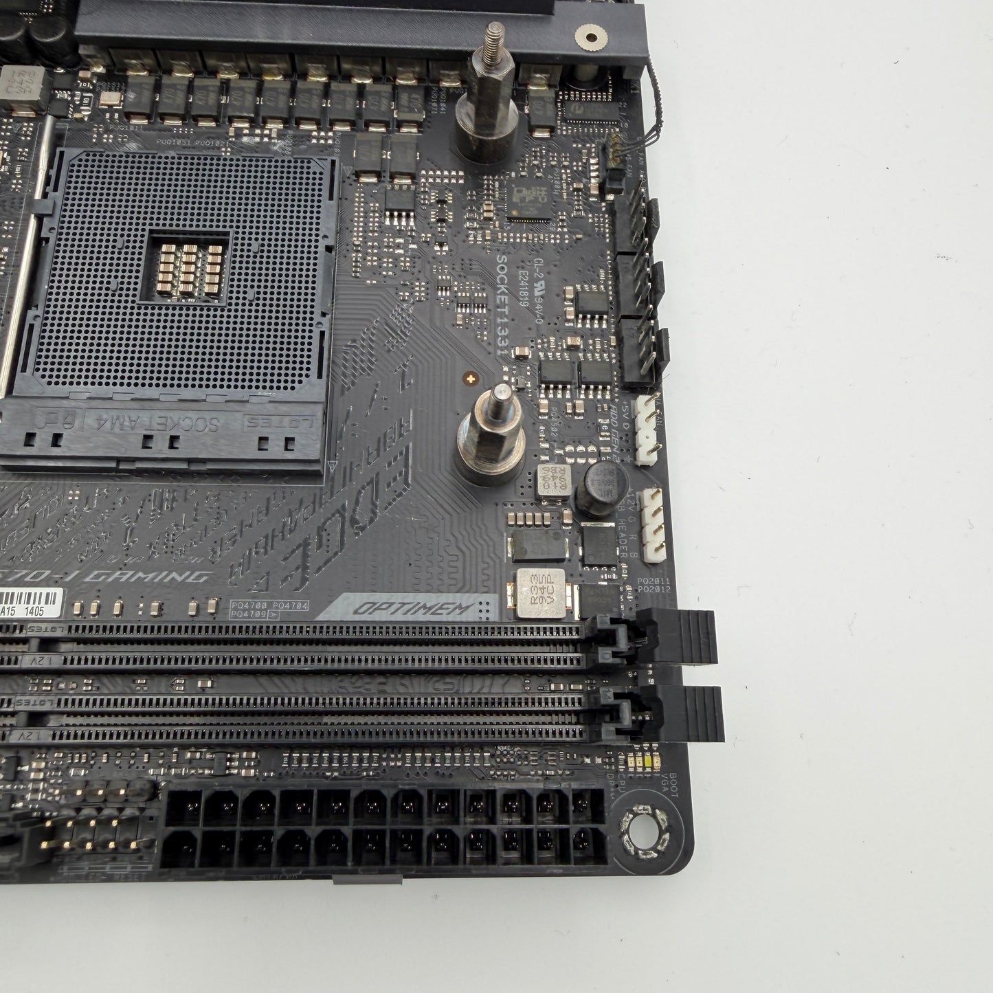 ASUS ROG Strix X570-I Gaming AM4 AMD Motherboard with WiFi for Parts or Repair