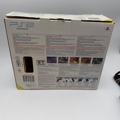 Sony Playstation 2 Slim SPCH-70012 Console Black with Box and Controller