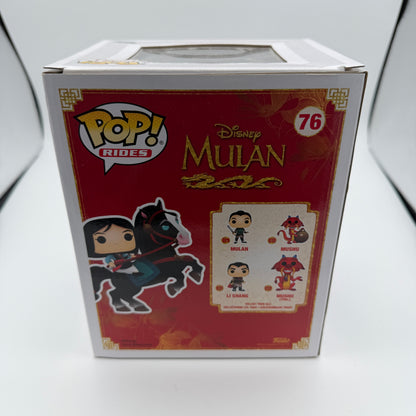 Funko Pop! Disney Mulan Riding Khan POP Ride #76 Collectible Figure