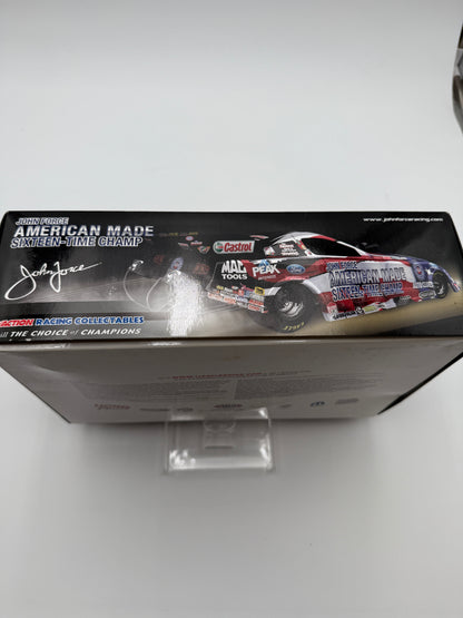 Action Racing 1/24 4x Autographed John Force & Ashley Force Castrol GTX Mustang DieCast - Collectible