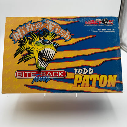 Action Racing 1:24 NITRO FISH Funny Car 2002 Todd Paton "Bite Back" Tour Chevy Camaro Diecast