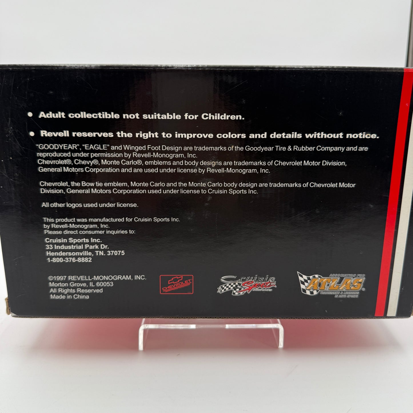 Revell 1998 1/24 Team Caliber #01 Monte Carlo