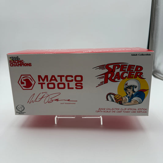 Action Racing 2002 Racing Champions Matco Tools Speed Racer Collectors Club 1:24 Diecast Limited Edition COA