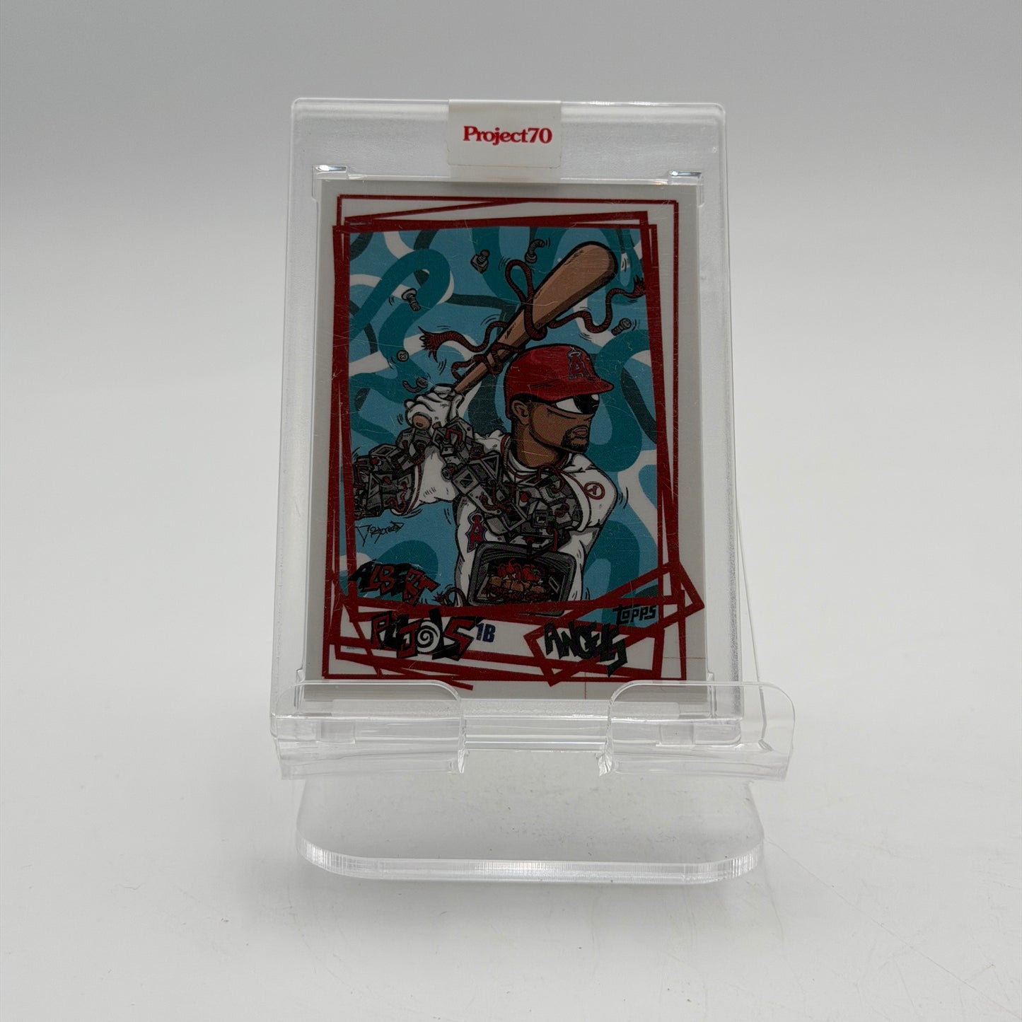 2021 TOPPS PROJECT 70 CARD #55 ALBERT PUJOLS - BY DISTORTEDD. SP.