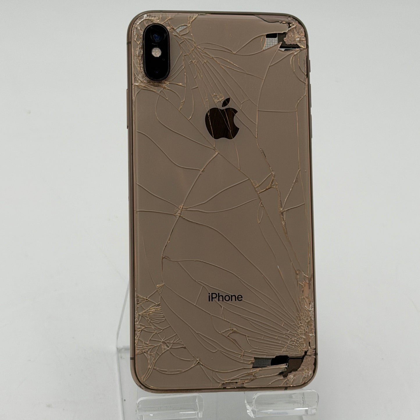 Apple iPhone XS Max 64GB Gold Unlocked Broken for Parts or repair