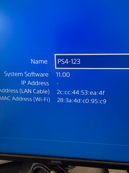 Sony PlayStation 4 Slim CUH-2215A 500GB w/ Controller Software Version 11.0