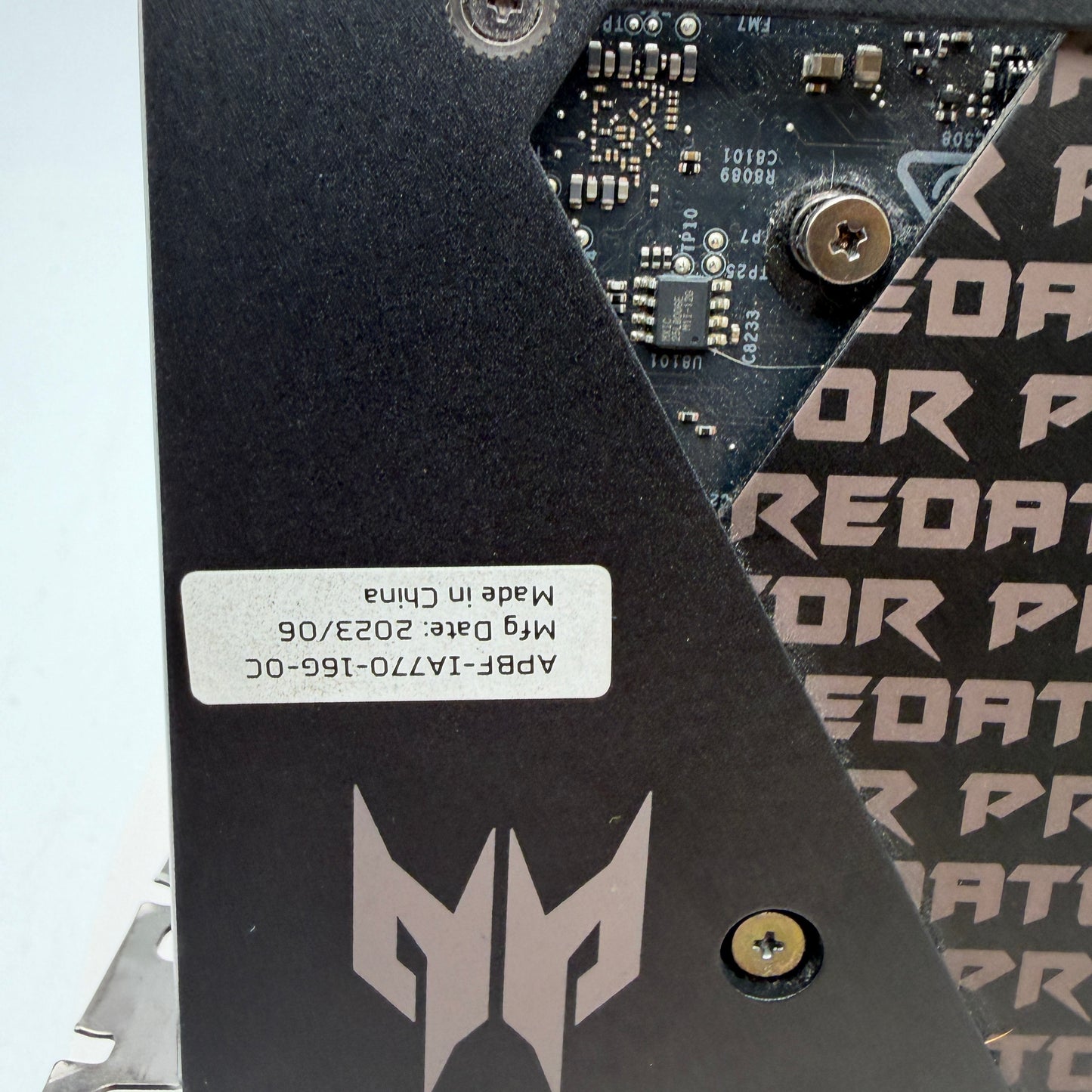 Acer Intel Arc A770 Predator BiFrost OC 16GB GDDR6 Graphics Card