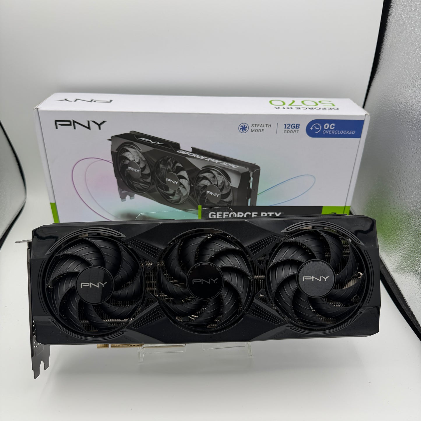 PNY GeForce RTX 5070 12GB Graphics Card Black