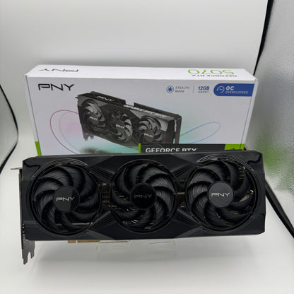 PNY GeForce RTX 5070 12GB Graphics Card Black