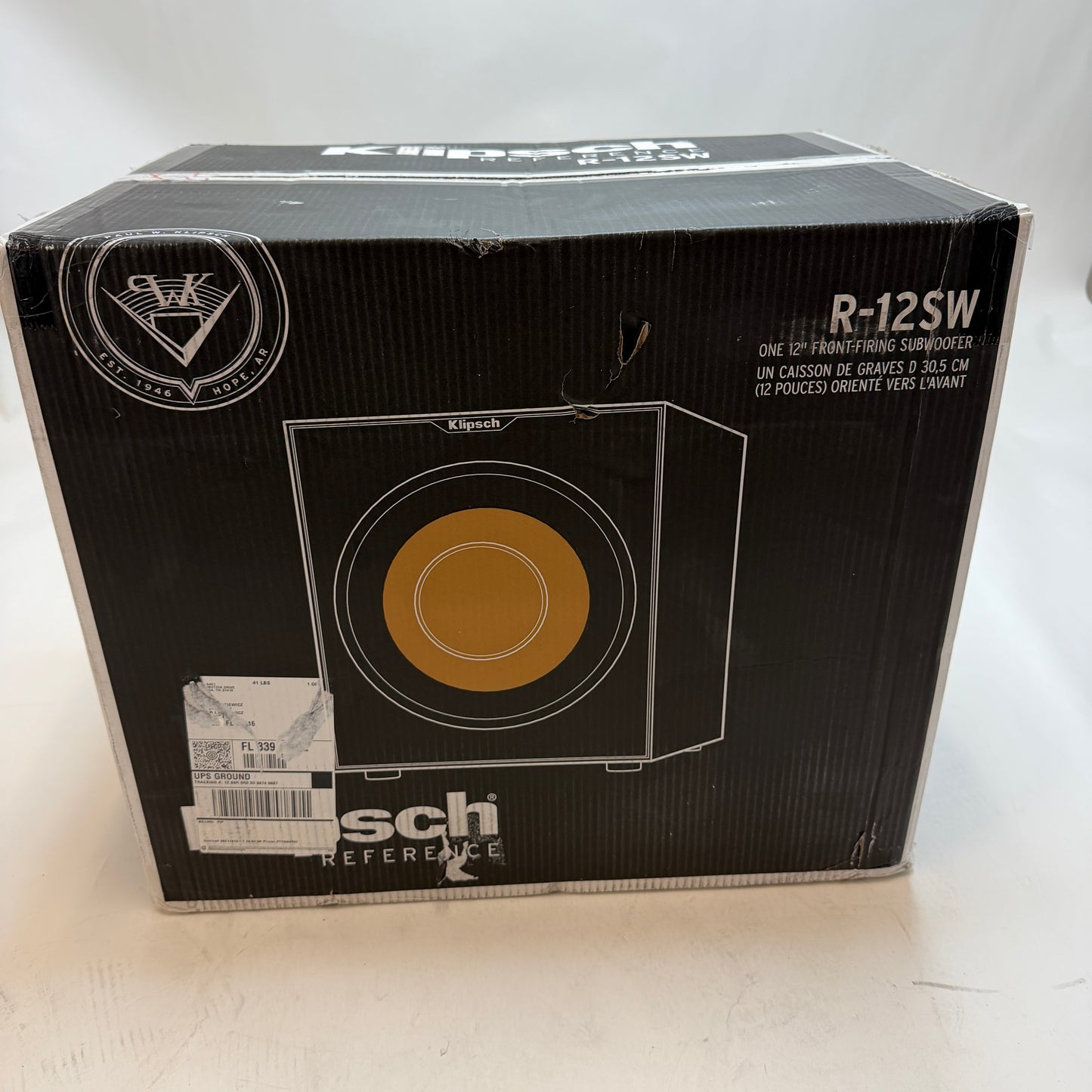 Klipsch R-12SW Subwoofer Black New In Box