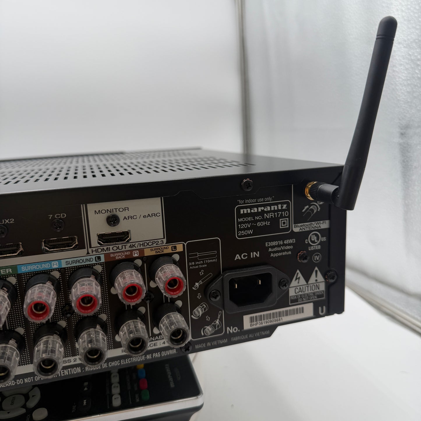 Marantz NR1710 AV Surround Receiver with Remote - Black