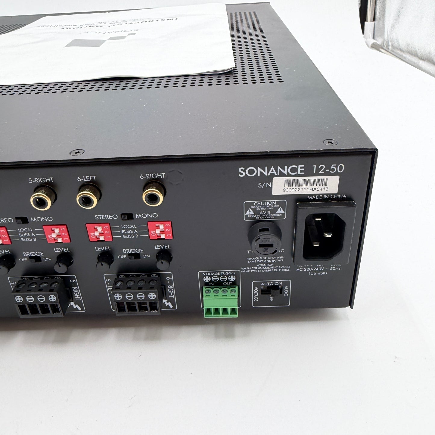 Sonance Sonamp 12-50 Multi-Channel Power Amplifier Black Used