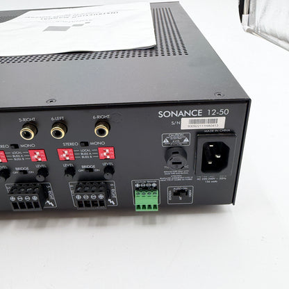 Sonance Sonamp 12-50 Multi-Channel Power Amplifier Black Used