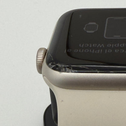 Apple Watch SE 2 GPS + Cellular 40mm Aluminum Smart Watch - Silver/Starlight
