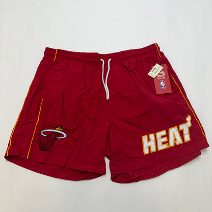 NWT NBA Miami Heat Ultra Game Men's Basketball Shorts - XL, Red