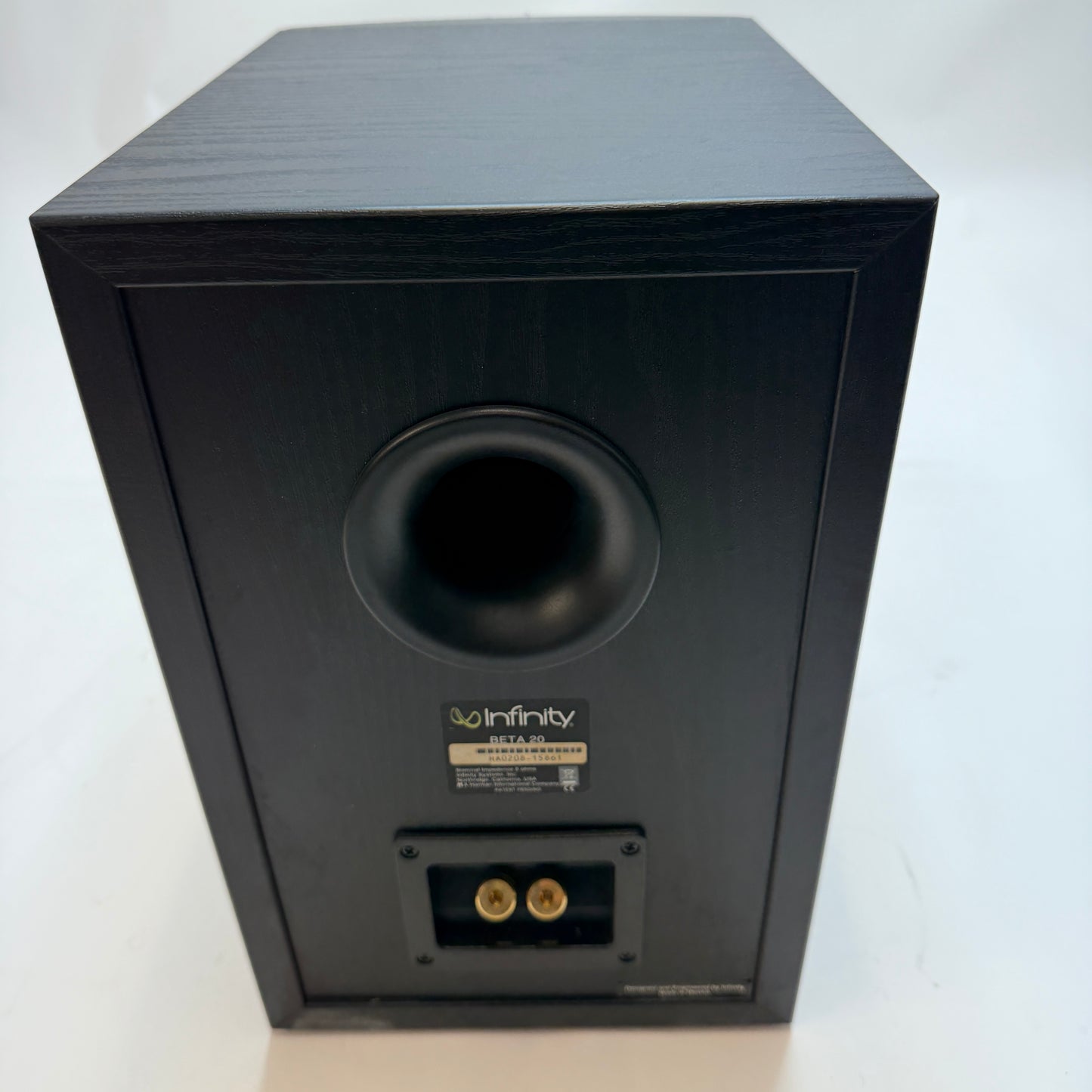 Infinity Beta 20 Bookshelf Speakers x2 Black