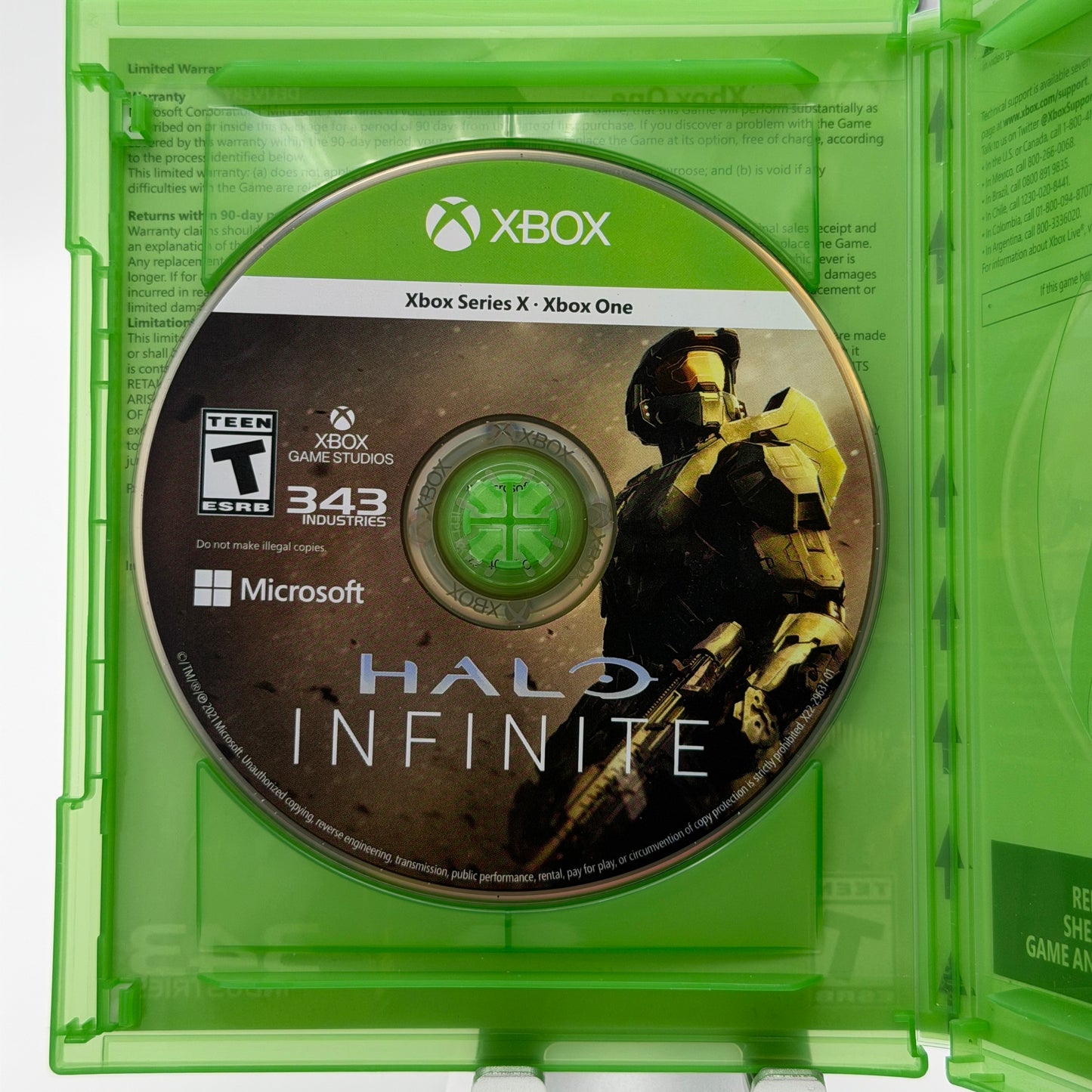Xbox Series X Halo Infinite Video Game Used With Box