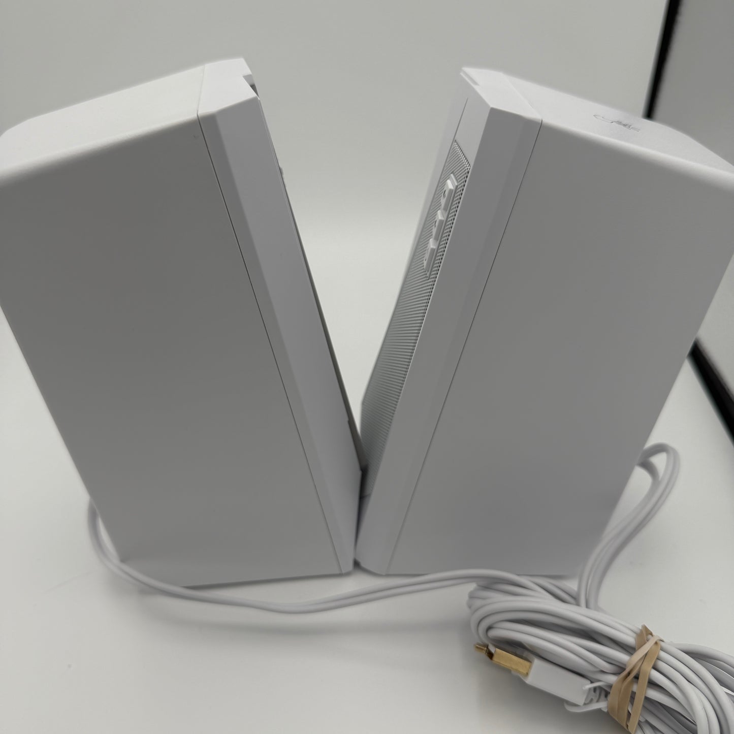 Redragon GS520W RGB Desktop 2.0 Stereo Speakers - White