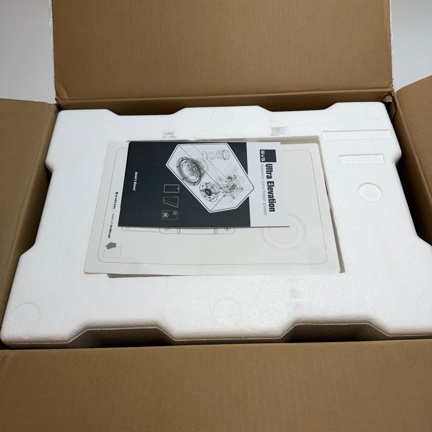 SVS Ultra Elevation Reference Home Theater Speaker Black Used With Box