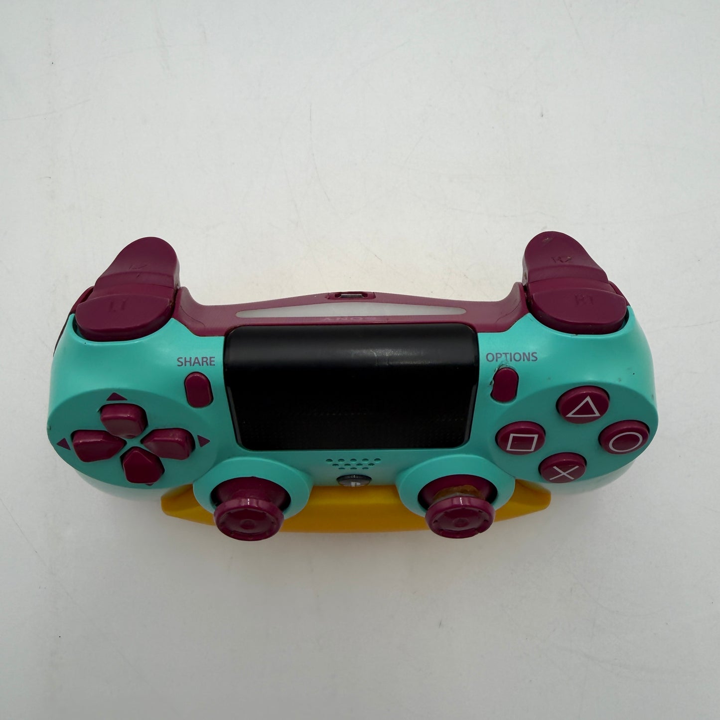 Sony PlayStation 4 Lot of 2 Controllers Multi-Colored with Stick Drift