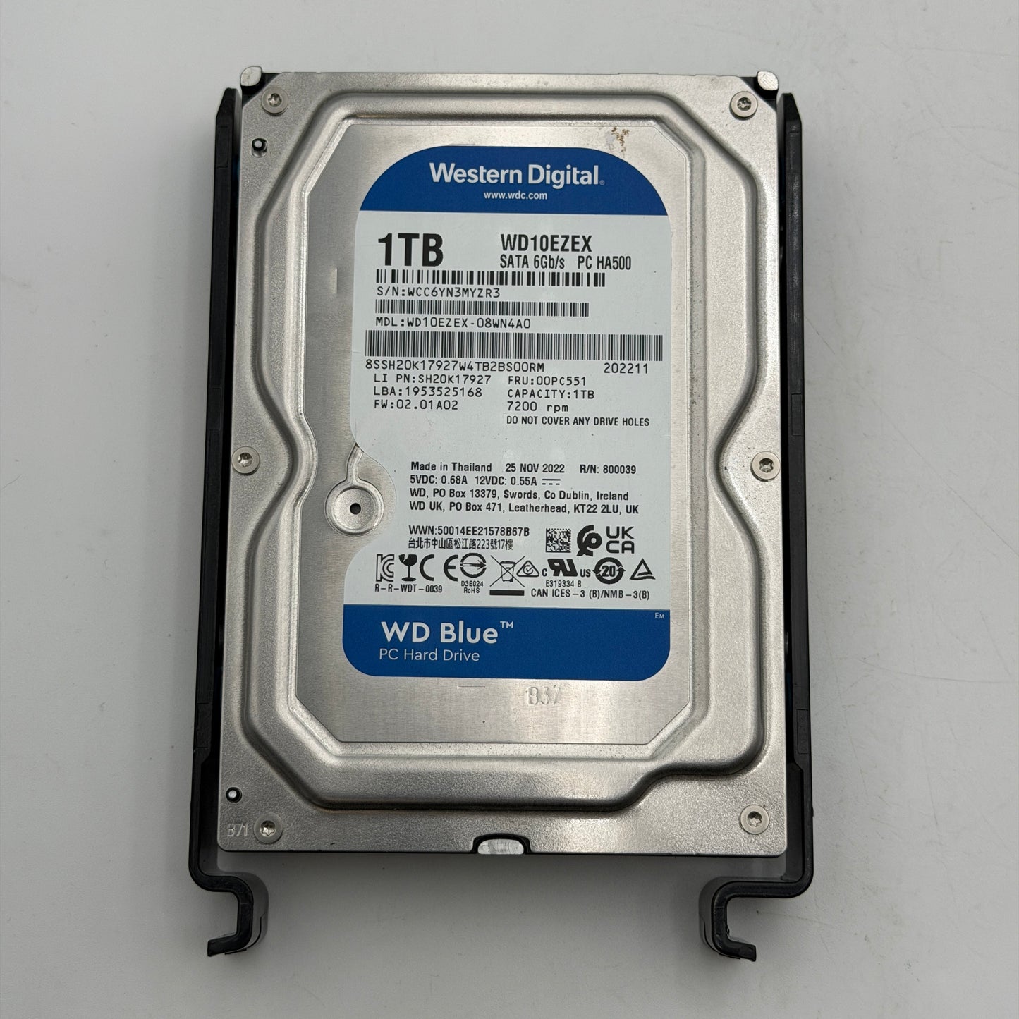 Western Digital 1TB Desktop HDD SATA 6Gb/s 7200 RPM Internal Hard Drive