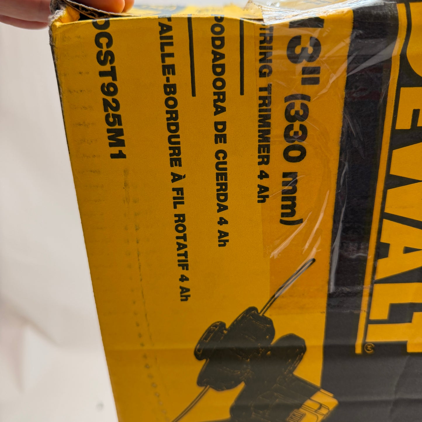 DEWALT DCST925M1R 20V MAX Li-Ion String Trimmer Kit Yellow New In Box