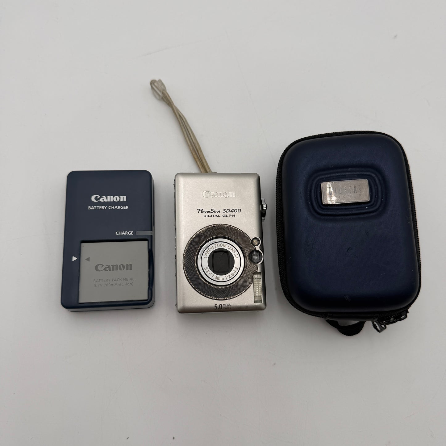 Canon Powershot SD400 Digital ELPH Silver 10 MP