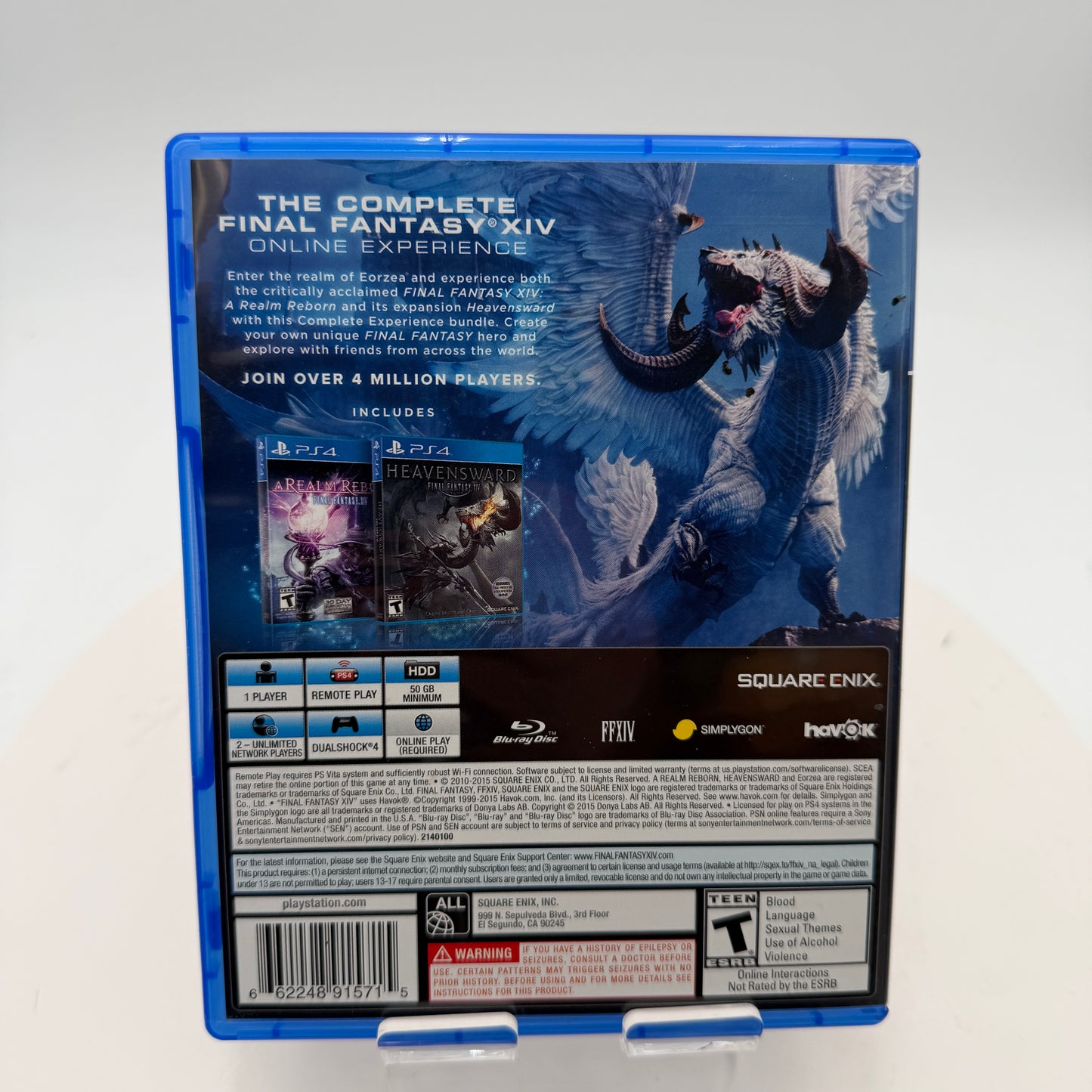 Final Fantasy XIV Online Complete Experience for PlayStation 4 PS4 CIB