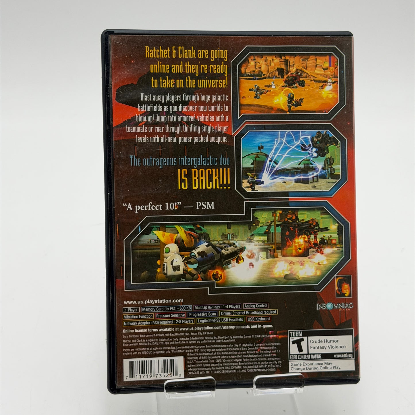 Playstation 2 Ratchet & Clank Collection Video Game Used With Box **READ**