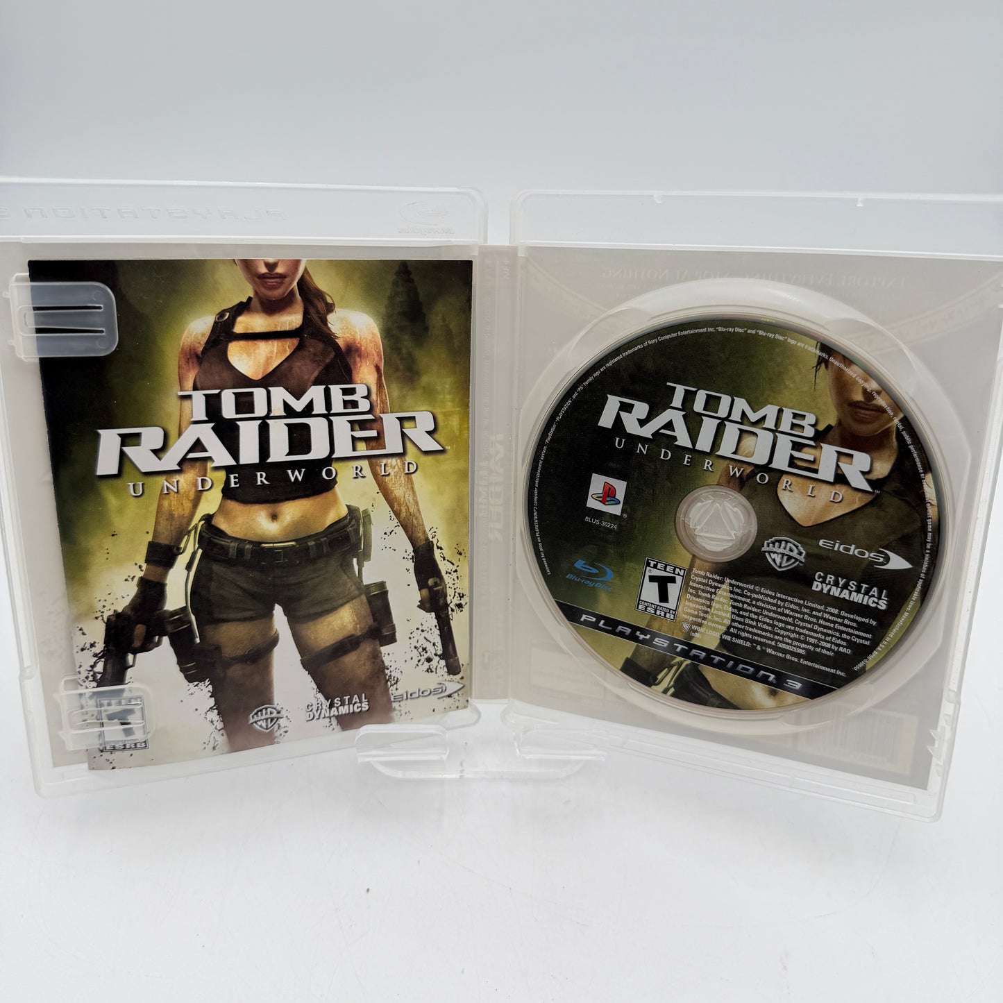 Playstation 3 Tomb Raider Underworld Video Game with Box