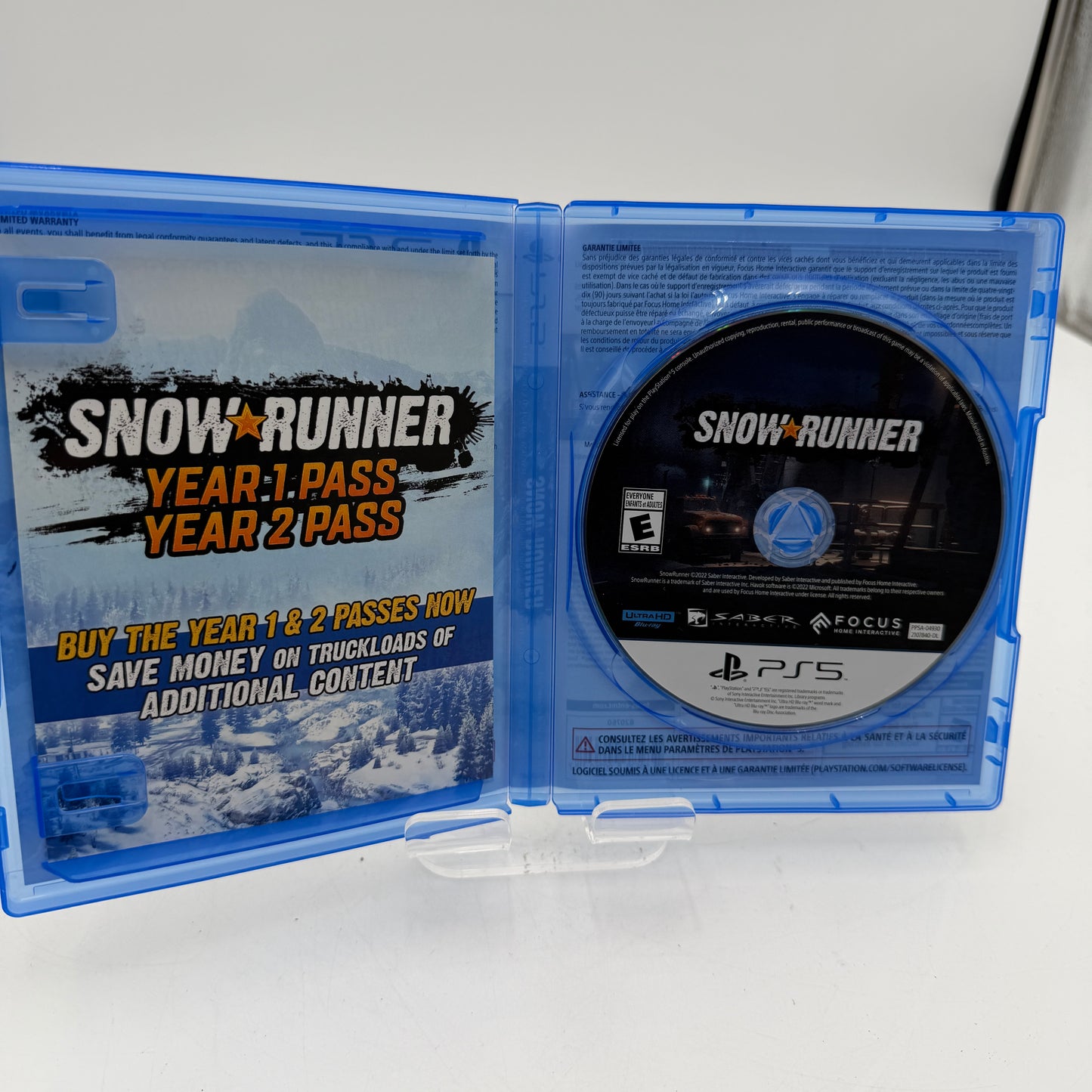 Playstation 5 Game SnowRunner with Box