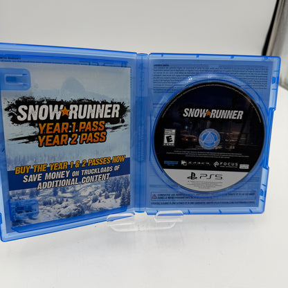 Playstation 5 Game SnowRunner with Box