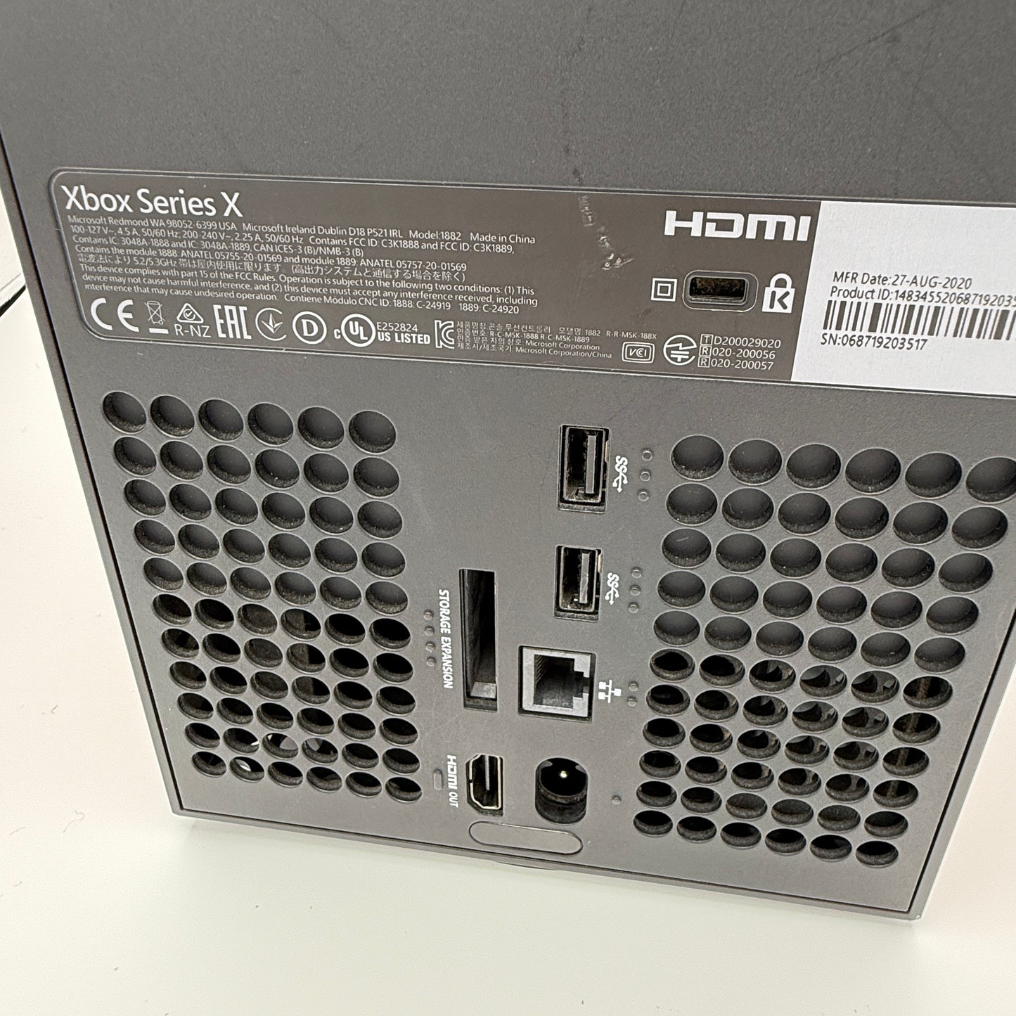 Used Microsoft Xbox Series X (1882) Red 1TB READ